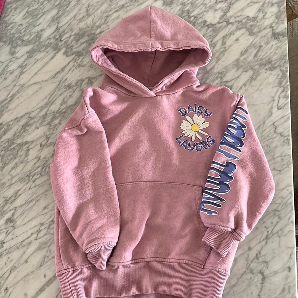 Zara girls size 6 sweatshirt.
